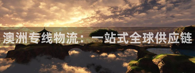 旺财28起来的符号：澳洲专线物流：一站式全球供应链